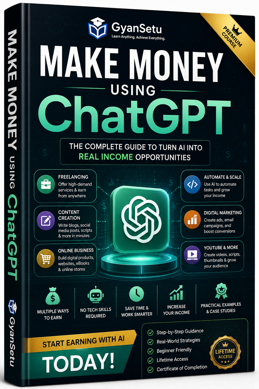Make Money Using ChatGPT — Beginner to Pro (Digital Course)
